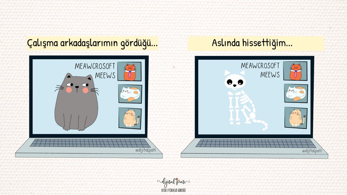Sorun yok; hala berbat şakalar yapıp her şey yolundaymış gibi davranabiliyorum. Kendimi yeterince zorlarsam gülümseyebilirim bile… 😌

#dijitalpati #dailymood #günlükmodum #işhayatı #psikoloji #anksiyete #depresyon #ruhhali #dehb #adhd #iştoplantısı