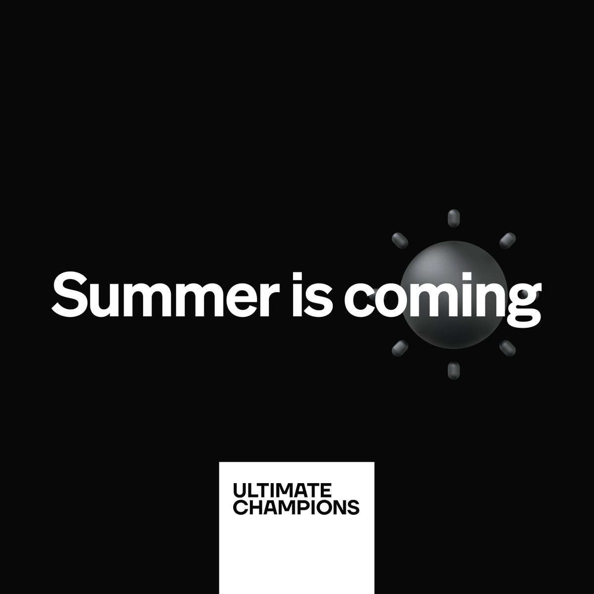 UC_Pierre's tweet photo. Summer is coming @UltiChamps ☀️

Curious about what's happening? Two parts to it 👇 https://t.co/PNvY4t2HdN