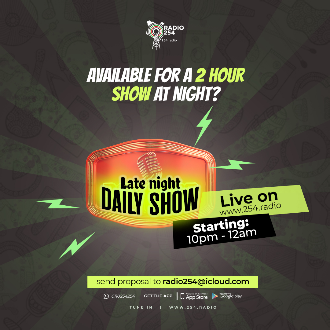 Radio254Online's tweet photo. We are single and searching from someone to hold it down weeknights from 10pm to 12am. Is that you or someone you know? Please share so we can find the right match for #radio254afterdark #afterdarkshow https://t.co/4xeO9Dq4Wj