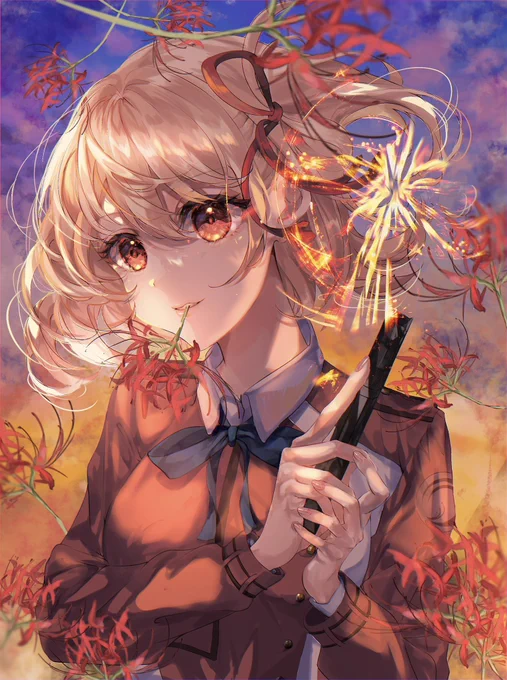彼岸花 #リコリコ  #錦木千束 