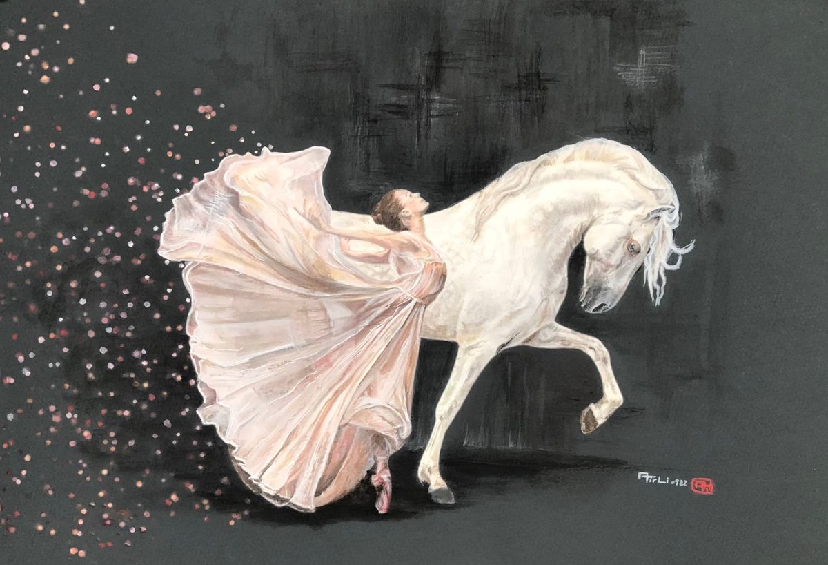 Haras_du_Pin's tweet photo. 📣 Pour ouvrir la saison printanière, retrouvez du 8 avril au 21 mai l’#exposition Les #chevaux d’Antonia au #HarasnationalduPin ✨

Une exposition de #peintures pleine de couleurs, réalisées à la #gouache, par Antonia Tirli degl’Innocenti, une passionnée de #chevaux ! https://t.co/uILJJeBySE