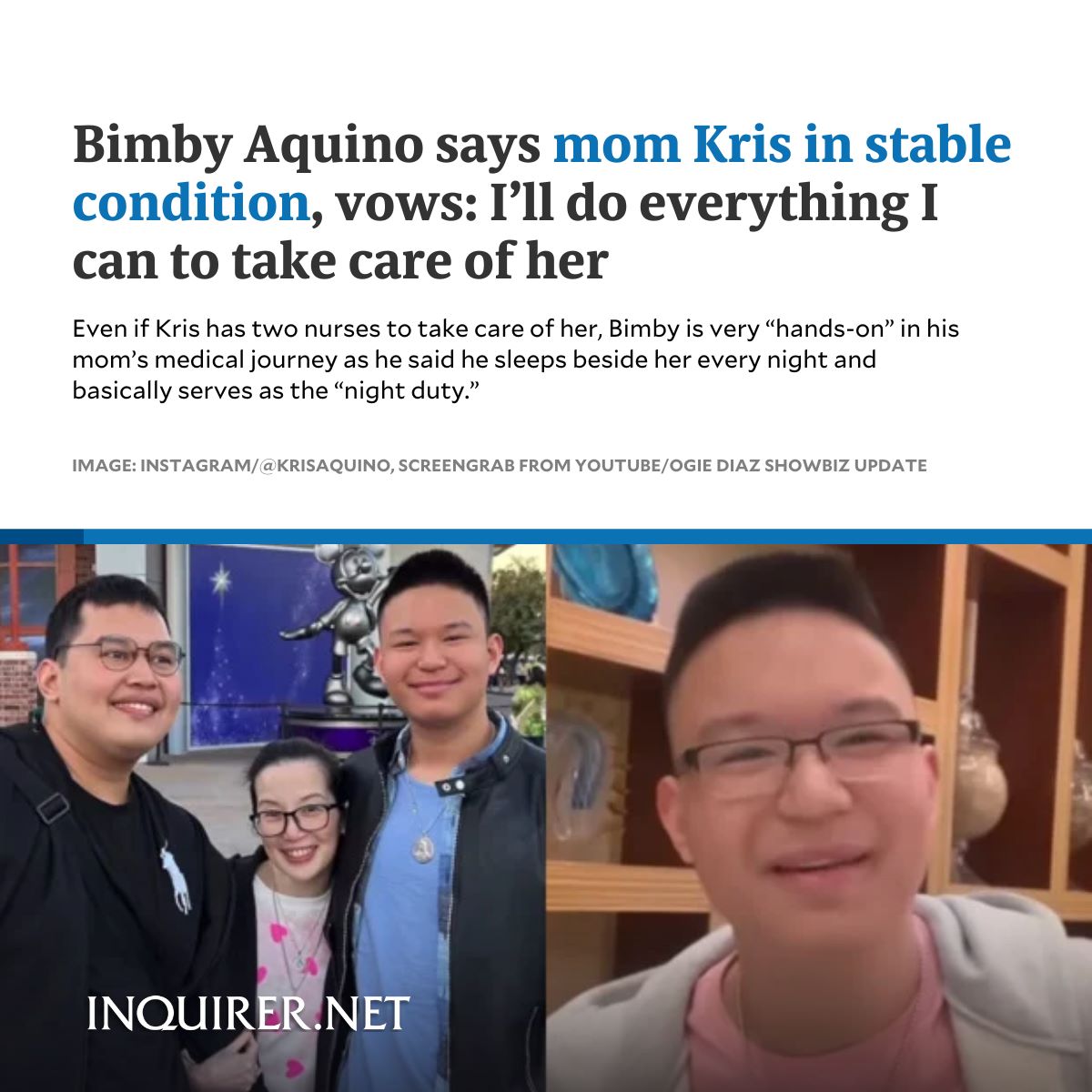 Inquirer on Twitter "‘IT’S MY DUTY AS HER SON TO TAKE CARE OF HER
