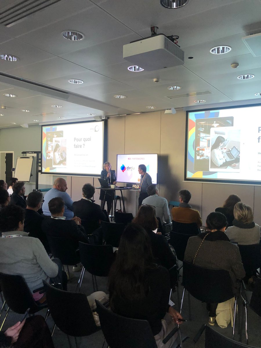 🔴 En direct du #BenchEBG 

Depuis l'Atrium 1, on retrouve Karine MARTIN (#Mercer) et Vincent PLACER (#Teletech) pour un échange sur la place du Conseiller Augmenté en entreprise !