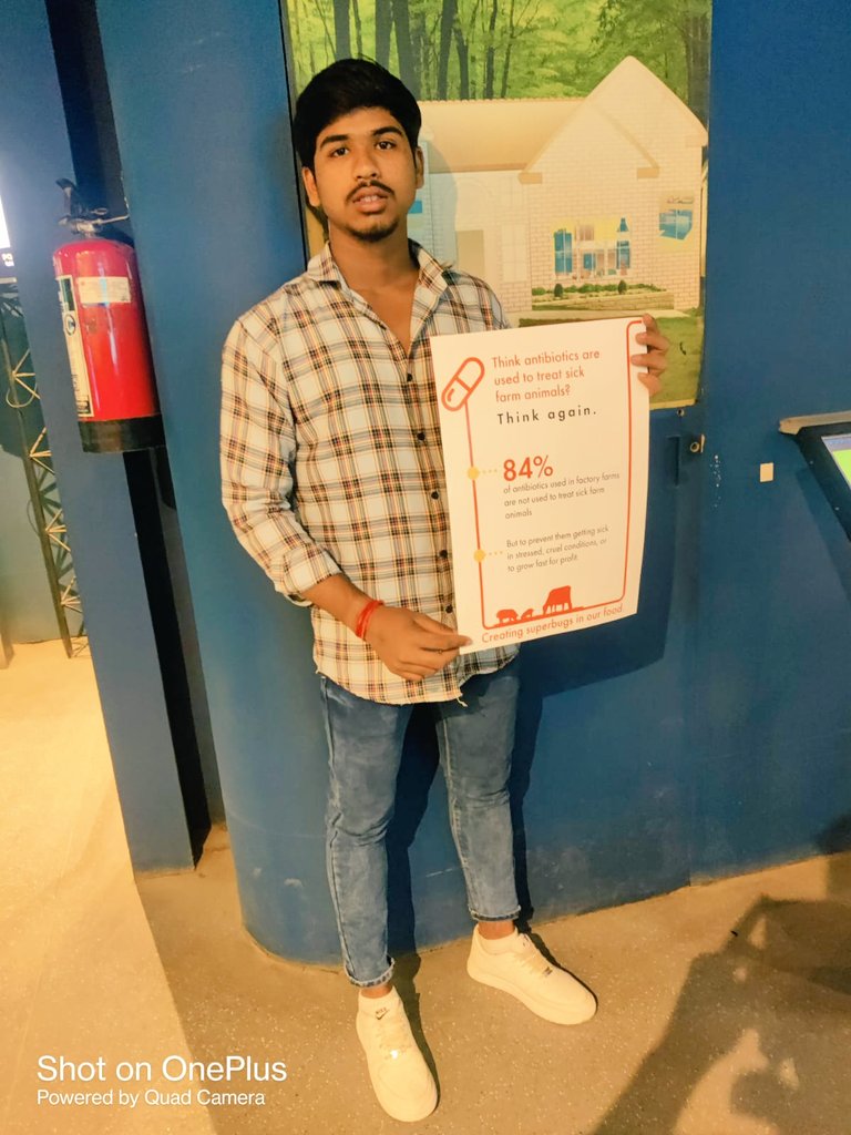 NuravNaagar's tweet photo. Say no to Superbugs by demanding better @MoveTheWorldIN
#EndSuperbugs
#EatBetter 
#AMR
#StopFactoryFarming 
#AdoptGreen @SciMuseumDelhi @ncsmgoi @MinOfCultureGoI @arjunrammeghwal @M_Lekhi @secycultureGOI @Mugdhareads
 @iyer_ramdas https://t.co/qRAg2ESHr3