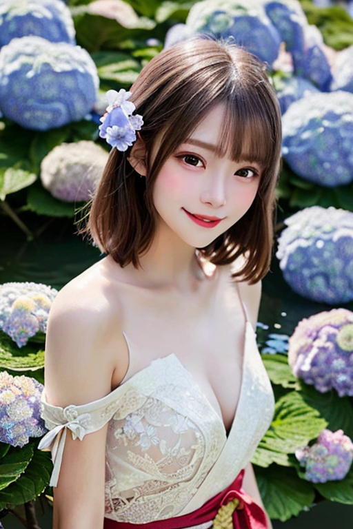 Autumn_Ground's tweet photo. いいね・リツイートしてる絵みんなかわいくて、作れるの尊敬してます…！

こちらは季節外れですが紫陽花に囲まれた女の子です。💖

#stablediffusion #ChilloutMix #chilled_re_generic #aiphotography #AIイラスト #AIコスプレ #AIart #AIphoto https://t.co/InjJaafwkh
