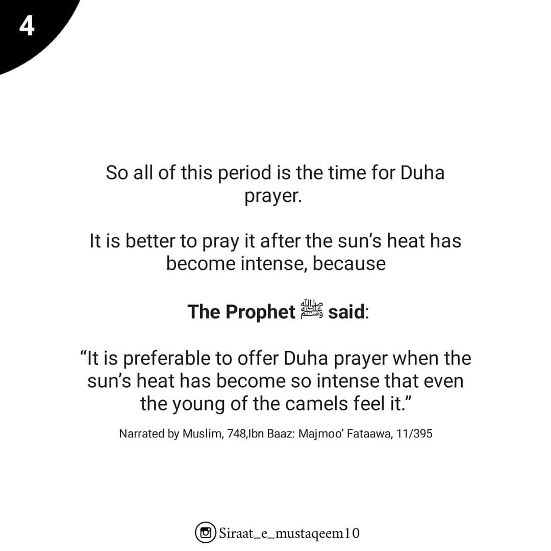 Make Salatul Duha A Habit If You Can. It is one of the easiest way to