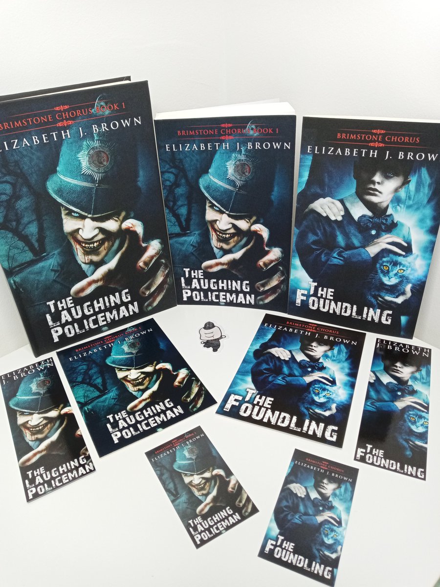 EJBrownAuthor's tweet photo. And the collection will only get bigger!
*Maniacal laugh*
#thelaughingpoliceman #thefoundling #indieauthor #horrorbooks #supernaturalhorror https://t.co/cflKQC3Non