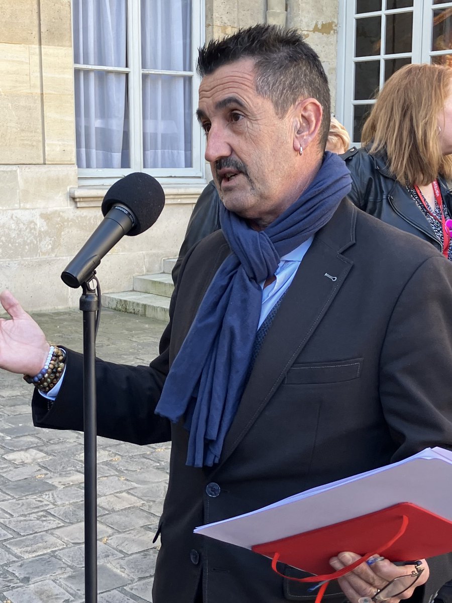 magrimont's tweet photo. ⁦@SouillotFo⁩ : aucune inflexion de l’intersyndicale.Nous sommes partis quand la ministre a refusé de retirer cette réforme ⁦@force_ouvriere⁩ https://t.co/RDtrAxGpZz