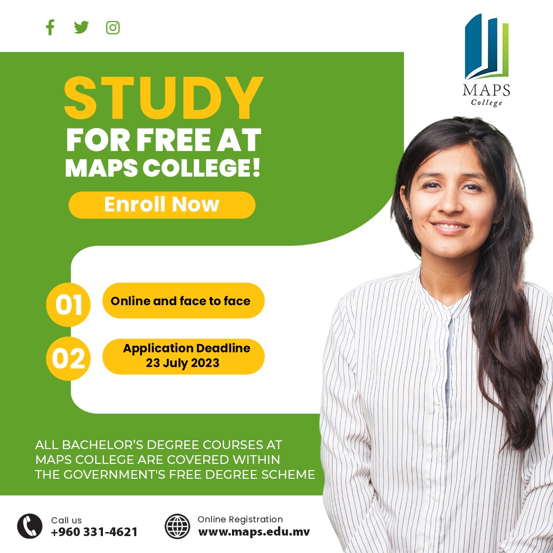 MAPS College on Twitter "Study for free at MAPS College! All Bachelor
