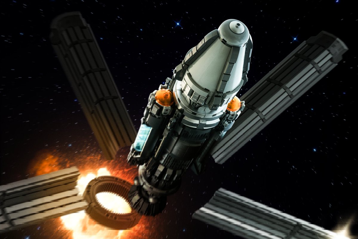 "Let's Rock 'n' Roll!" *Steppenwolf intensifies*

Happy First Contact Day 🖖🏻

I am glad to launch my LEGO minifigure scale Phoenix on this special day, again! 😊🚀

#StarTrek #FirstContactDay #LEGO