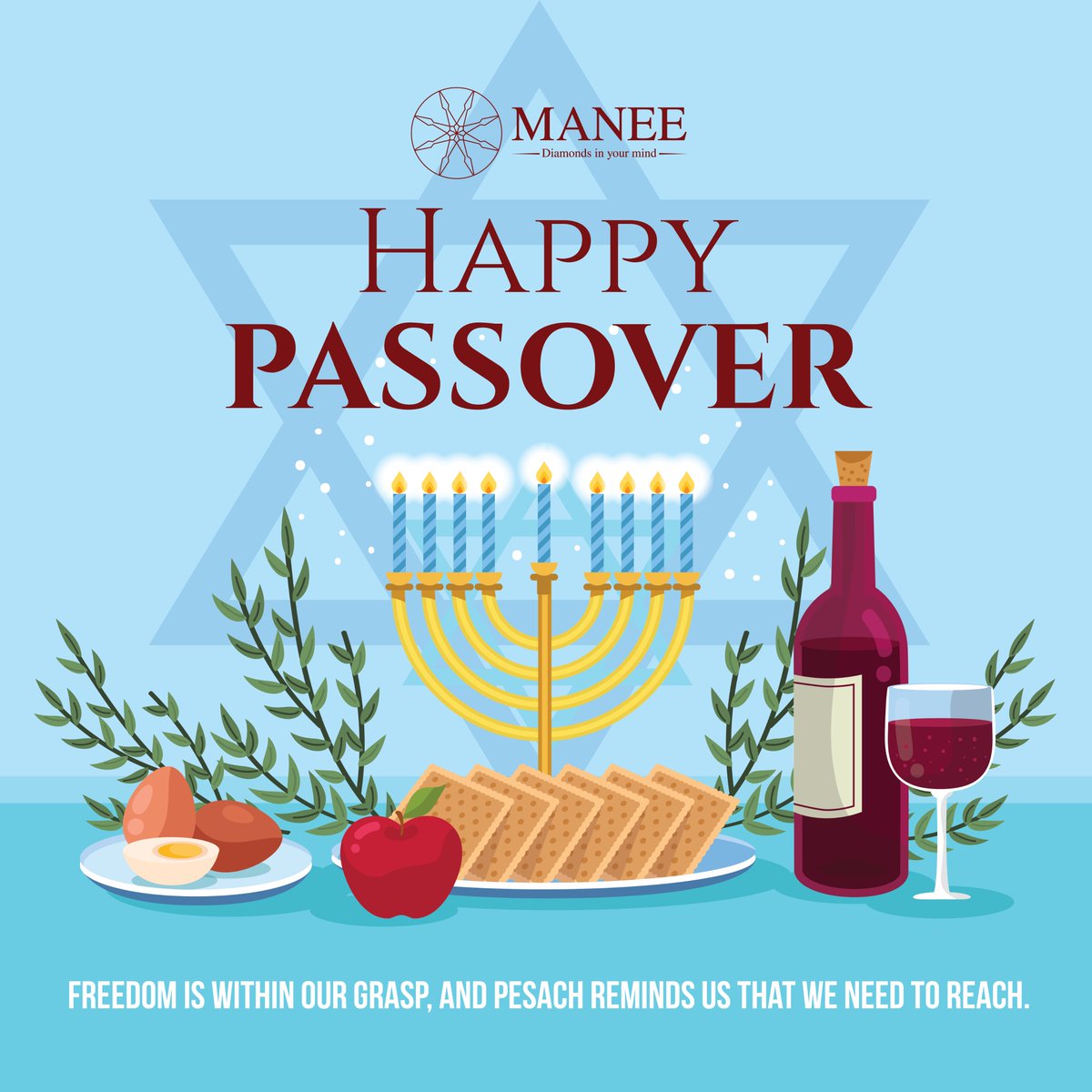 DiamondsByManee's tweet photo. Freedom is within our grasp, and Pesach reminds us that we need to reach.
https://t.co/RNL7Zxwoi8
#happypassover #passover #happypassover2023 #passvore2023 #kosherforpassover #passoverfood #passoverprep #kosher  #faithoverfear #jewish #godswill  #thankyouhashem #diamondsbymanee https://t.co/KTFEpTRUx2