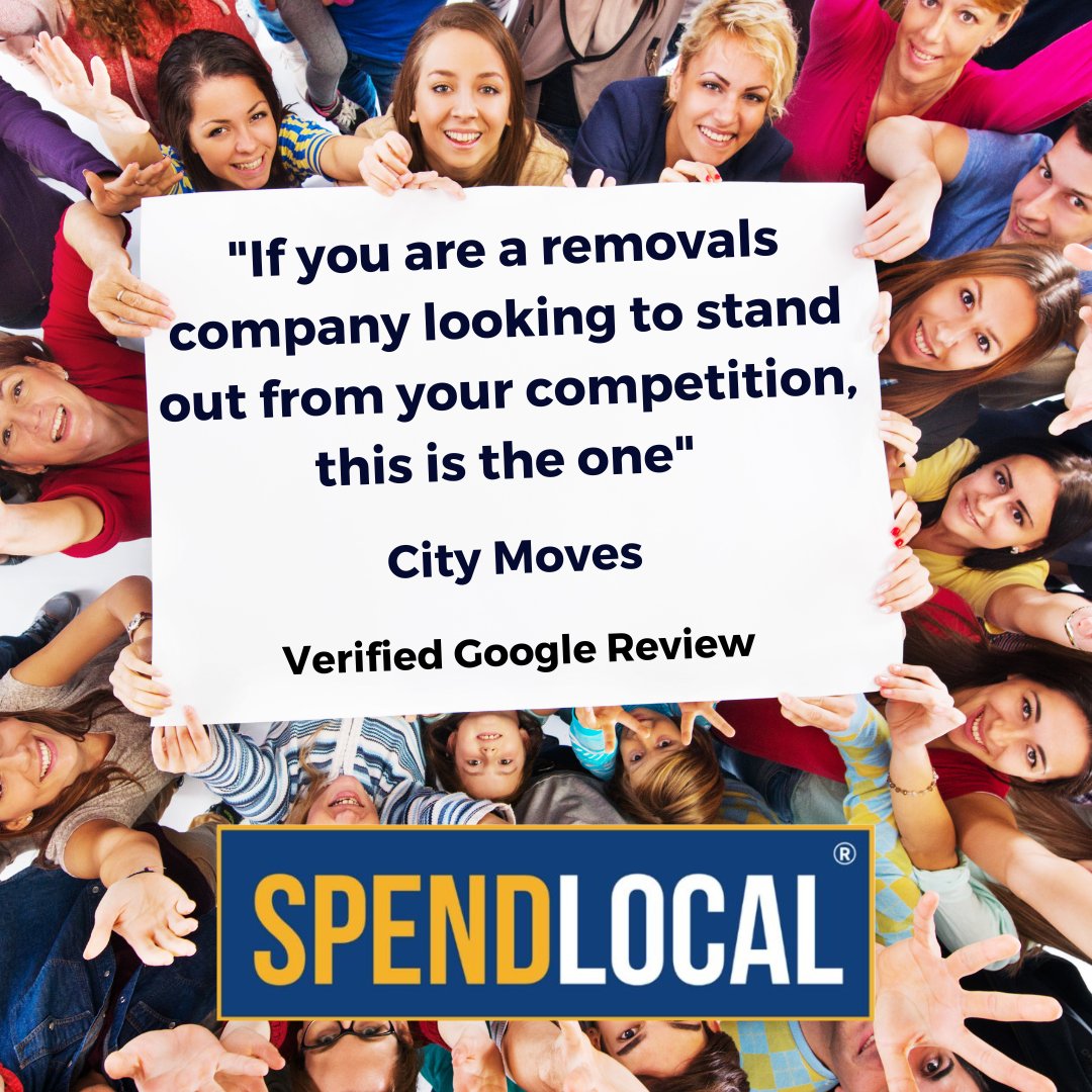 spendlocaluk's tweet photo. Thank you @CITYMOVESLTD for this great review! If you are a removals business, looking to make your mark locally and online, we can help. Contact us today, to find out more #greatreview #localsuccess #greatresults #smallbusinesses #secrettosuccess #removalservices #removals https://t.co/ewO53TSNB9