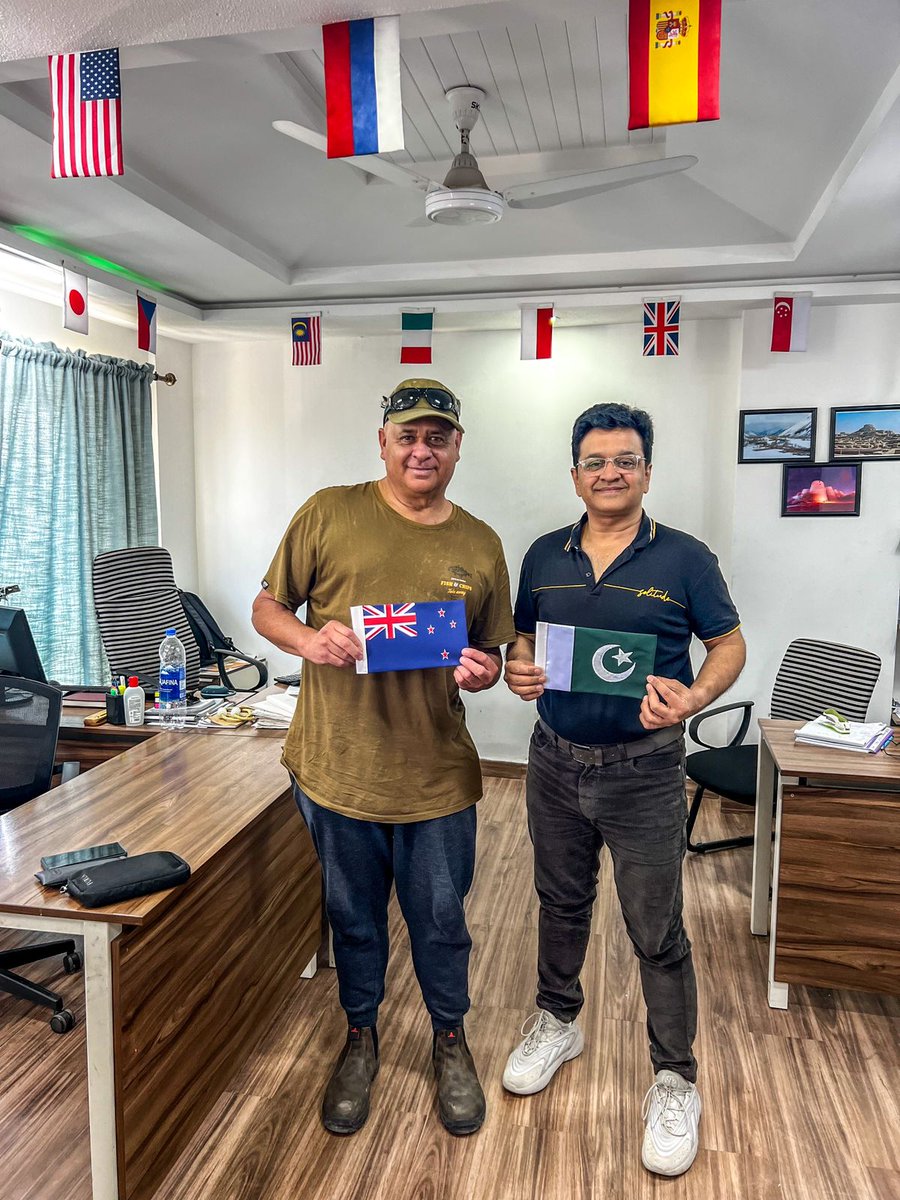 Welcome to Pakistan 🇵🇰 Mr. Rangi from New Zealand 🇳🇿 & thank you for your trust in Saiyah/Pakistan Biker. We are excited to support this brave kiwi rider as he is heading to the roof of the world on two wheels. Bon Voyage @saiyahtravels @PakistanBikers #mountains #motorcycle