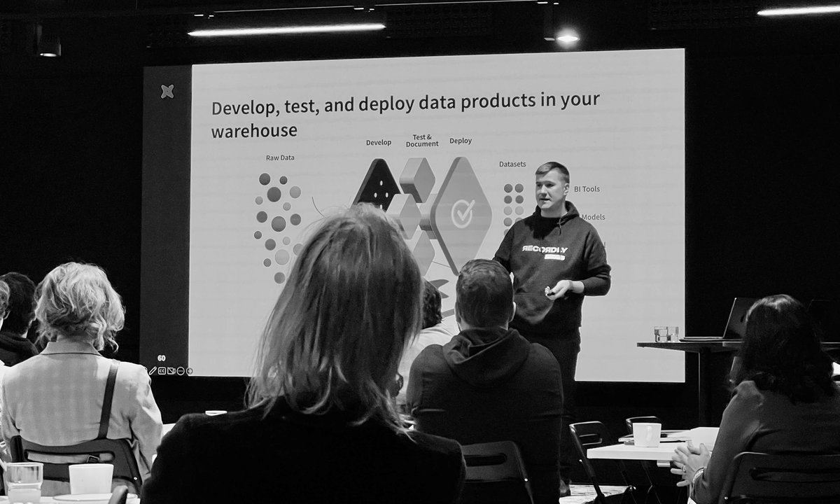 RecordlyData's tweet photo. Raise your hand if you want to learn how @getdbt can help you streamline #datapipelines 🙋 Not-so-technical yet data-curious business people, this is particularly for you: https://t.co/j78zDMckwC #businessdata https://t.co/K7WgiyAoaC