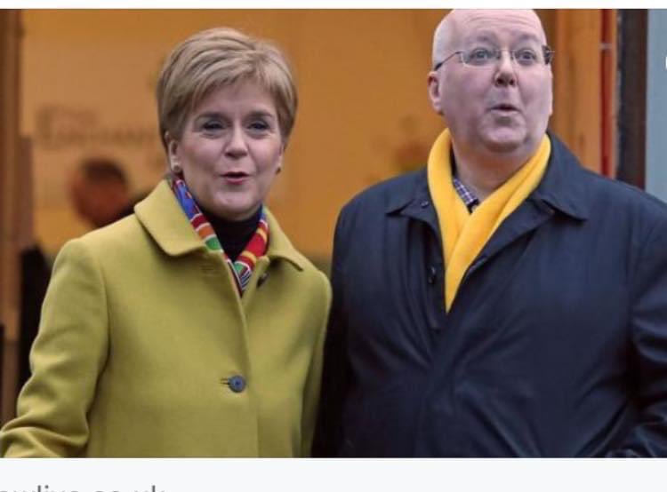 Victoria Wood and her husband The Great  Soprendo in happier days #snp #ScotlandTonight #Scandal #scotland