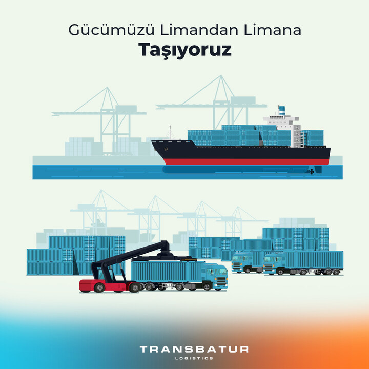 🌍Deniz yolu yüklerinizi, Türkiye’nin her limanından dünyanın tüm limanlarına güvenle ulaştırıyor, ardından özmal araçlarımızla kapıdan kapıya teslimat gerçekleştiriyoruz.

📩info@transbatur.com

#Transbatur #TransbaturLogistics #DenizyoluTaşımacılığı #KarayoluTaşımacılığı
