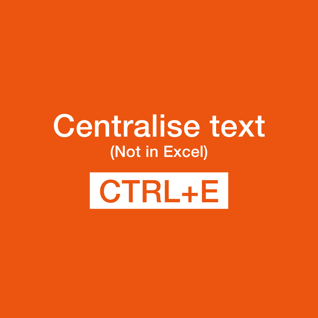 joanneparamount's tweet image. Did you know there are #KeyboardShortcuts for aligning your text?
CTRL+L | Left align
CTRL+R | Right align
CRTL+E | Centralise text
Please note, these shortcuts don't apply to Microsoft Excel.
#MicrosoftShortcut #TextAlignment