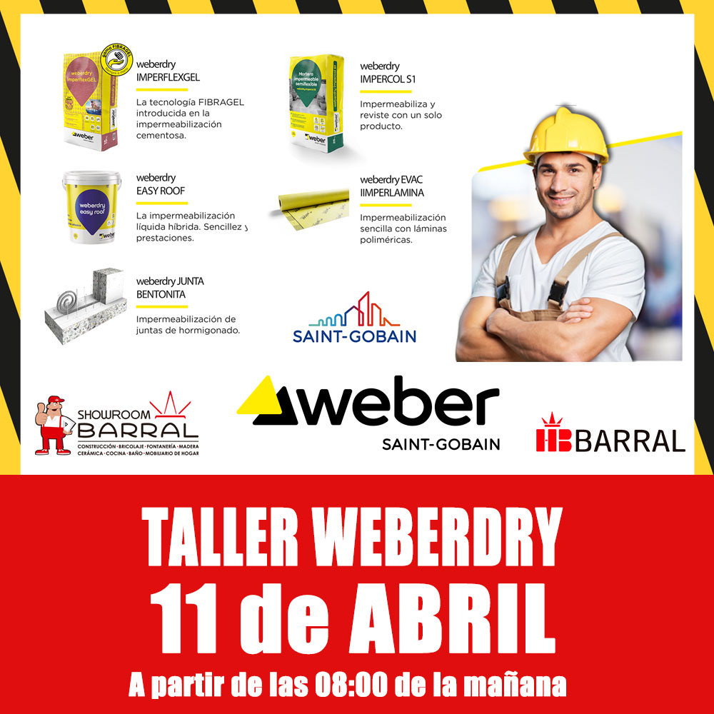 Y a la vuelta de vacaciones de Semana Santa... ¡¡Eventaaaazoooo!! Estaremos con nuestros amigos de <a href="/SGweberES/">Saint-Gobain Weber España</a>  en un taller de productos para lo que se nos viene encima, impermeabilización y sellados de piscinas, entre otros...🤪

Avenida del Jarama 13 de Coslada, ¡VENTEEE!