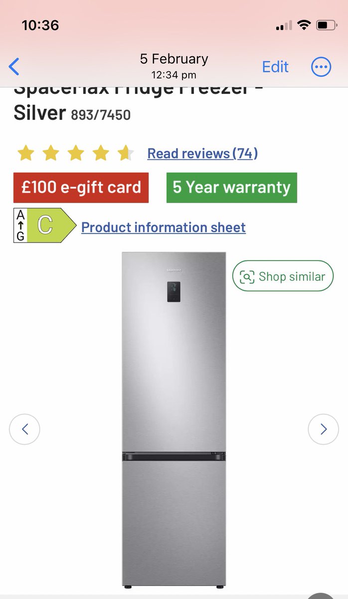 JessGasson's tweet photo. @Argos_Online it’s such a shame when you promise a £100 E-gift card with our purchase and then don’t honour the terms and conditions and lie. Surely you keep details of your promotions! I’ll be taking this further! https://t.co/zpsNcOzS2o