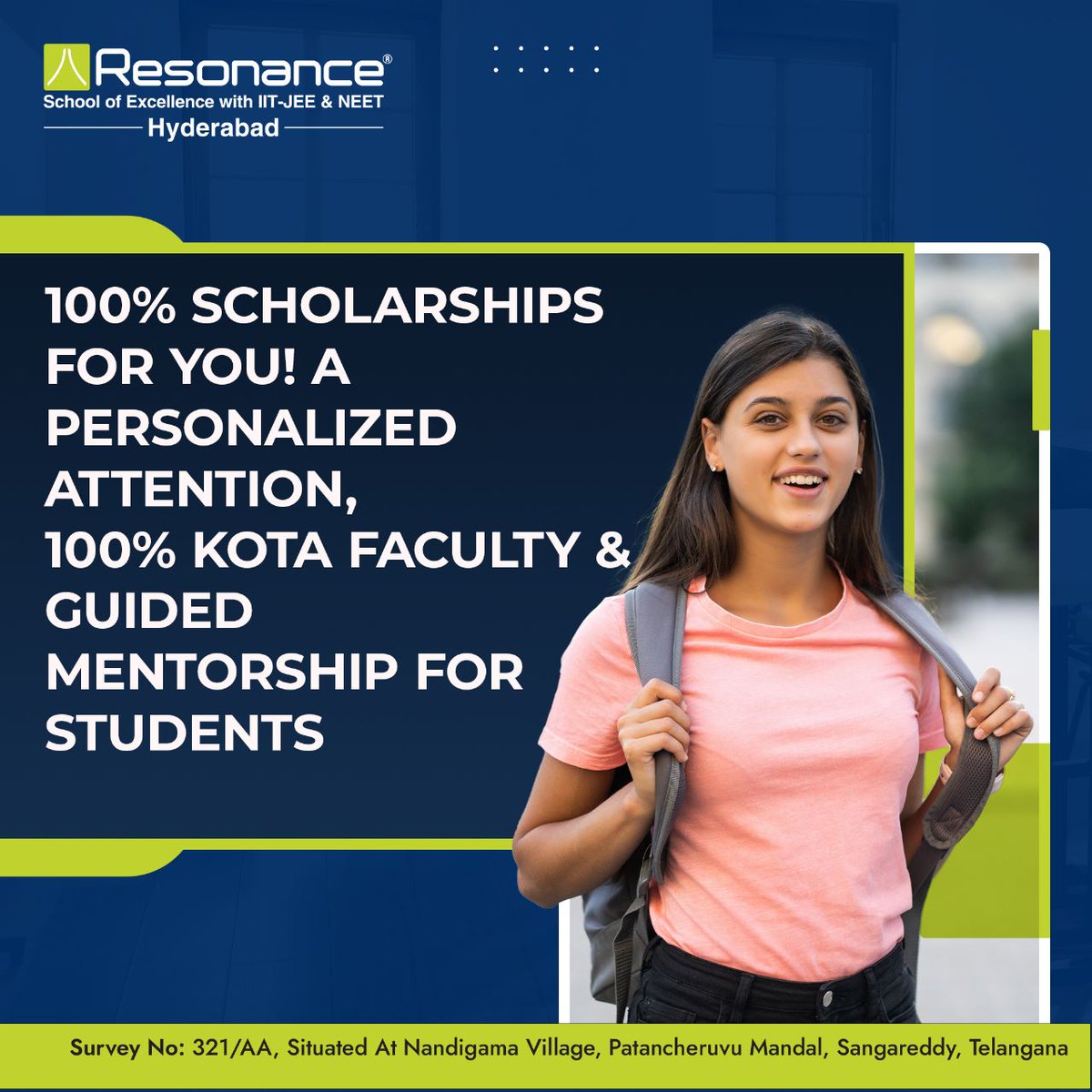 Resonance Hyderabad offers 100% scholarship programs, best-guided courses, and teaching, focusing on the child's holistic development.

#resonnacehyd #resonance #Hyderabad #institute #jee #IIT #lITJEE #NEET #longterm #neet2022 #NEET