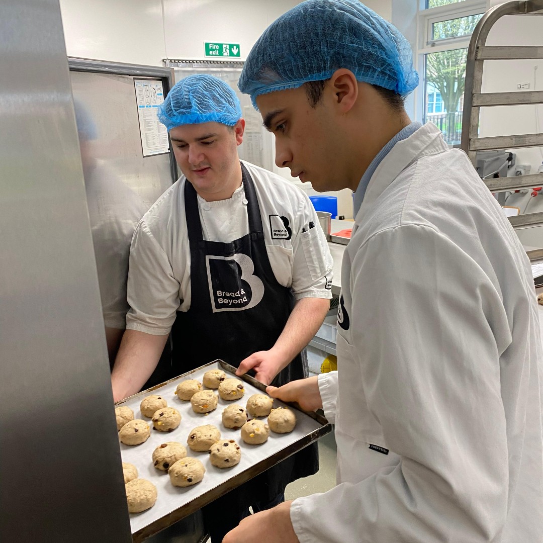Easter is coming up, and that can only mean one thing. Trainee Baker Daniel has been hard at work prepping bus-loads of hot cross buns! We've tried them and can confidently say they're his best work yet. Well done Daniel! #autism #baking