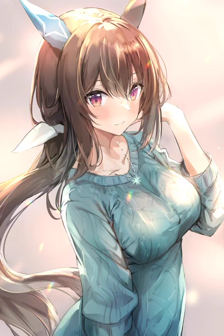一番最初の頃に増えたのがこのアヤベさんです。その日は1000人くらい増えてとても嬉しかったですかなり古い絵なので今の塗りにして加筆修正してみました。 #これでフォロワーさん増えました #ウマ娘 