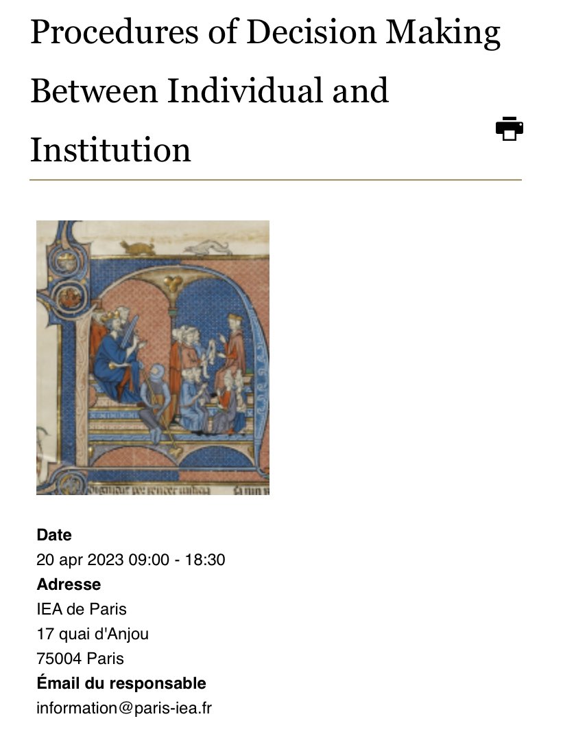 How do we balance general rules and particular cases? How do individuals steer a route between opposing imperatives? How do organisations and individuals in organisations think? Join us at the IEA to discuss these questions on 20th April. paris-iea.fr/en/events/la-p…