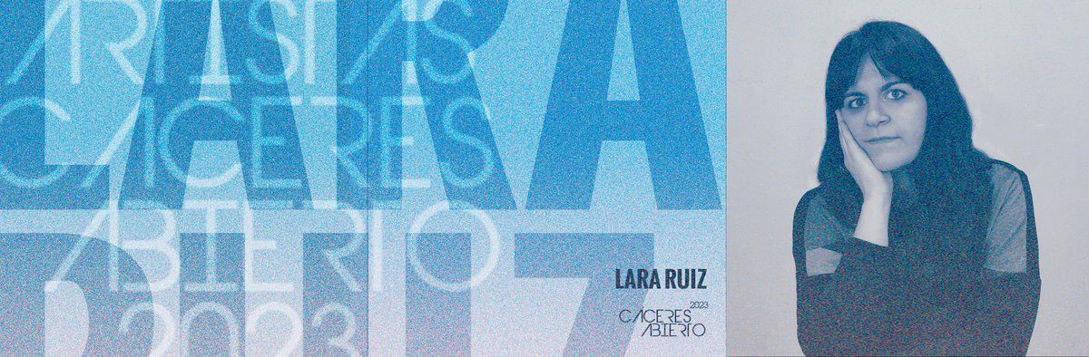 Continuamos presentando a los y las artistas que desarrollarán las intervenciones de Cáceres Abierto 2023. Hoy os presentamos a Lara Ruiz
Conoce más sobre su trabajo en este link
caceresabierto.com/lara-ruiz/

#cáceresabierto2023 #artepúblico #CulturaContemporánea #CáceresAbierto