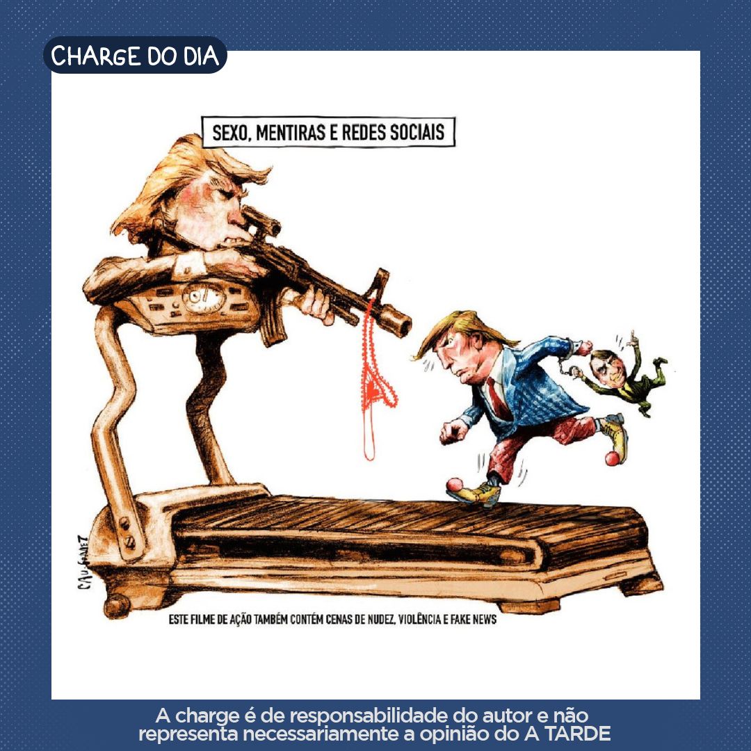 atarde's tweet photo. #ChargeDoDia Veja outras charges no #PortalATARDE, acessando o link na bio #Charges #CauGomez #ATARDE #GrupoATARDE
A charge é de responsabilidade do autor e não representa necessariamente a opinião do A TARDE https://t.co/LG4E0xPdTd