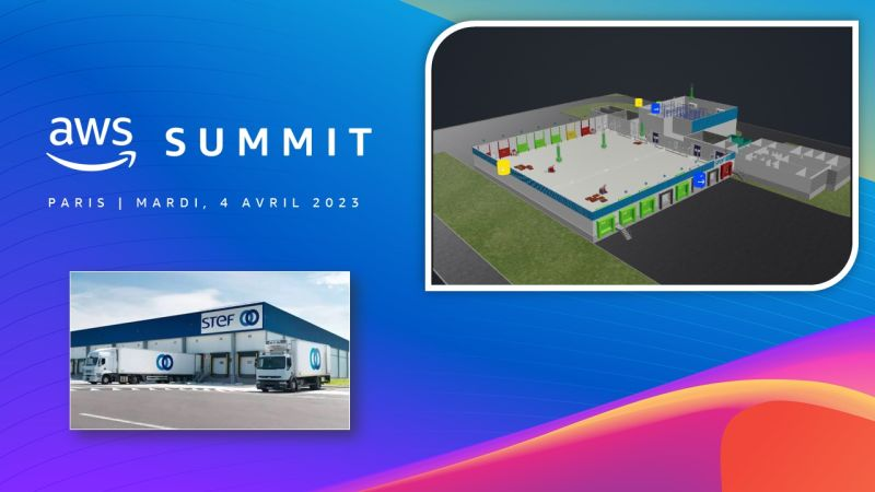 STEF (@stefgroup) on Twitter photo 📣 STEF a participé mardi à l’AWS Summit Paris, au Palais des Congrès.
💻 Nous y avons présenté notre projet de jumeau numérique, en collaboration avec l'équipe Prototyping d’<a href="/AWS/">Amazon Web Services</a>, un outil qui permet de visualiser en 3D et en temps réel les données d'un de nos entrepôts. 📣 STEF a participé mardi à l’AWS Summit Paris, au Palais des Congrès.
💻 Nous y avons présenté notre projet de jumeau numérique, en collaboration avec l'équipe Prototyping d’<a href="/AWS/">Amazon Web Services</a>, un outil qui permet de visualiser en 3D et en temps réel les données d'un de nos entrepôts.
