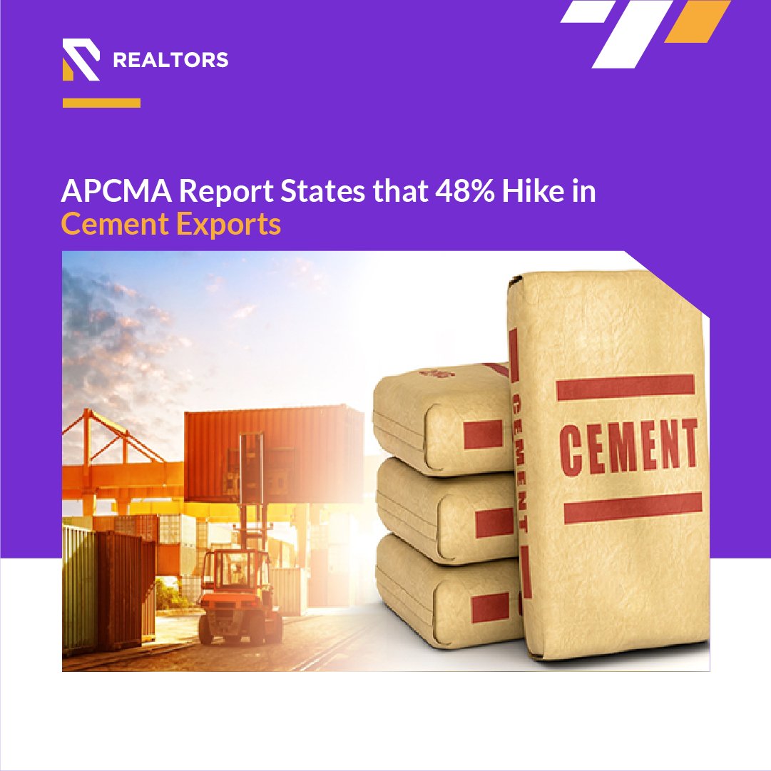 realtorspk_com's tweet photo. According to the report of #APCMA, #cementexport has witnessed a hike of 48.46% from last year till now.
Read for details: https://t.co/hPaobxa7I2
#therealtorspk #realtors #realtorsnews #news #breakingnews #realestate #projects #pakistan #cementexporthike #constructionindustry https://t.co/hqMTWsslHb