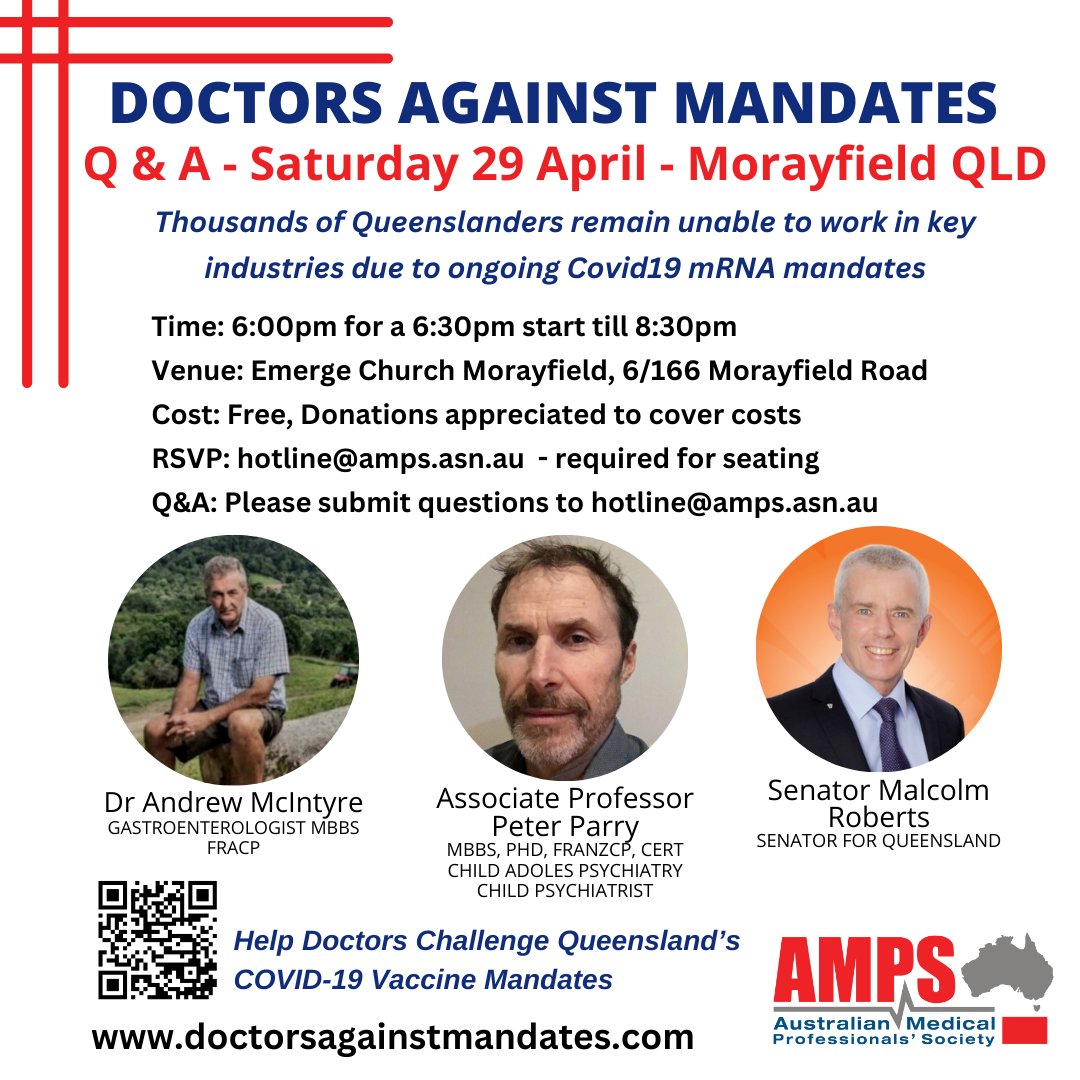 AMPS Australian Medical Professionals' Society on Twitter "📣Our next