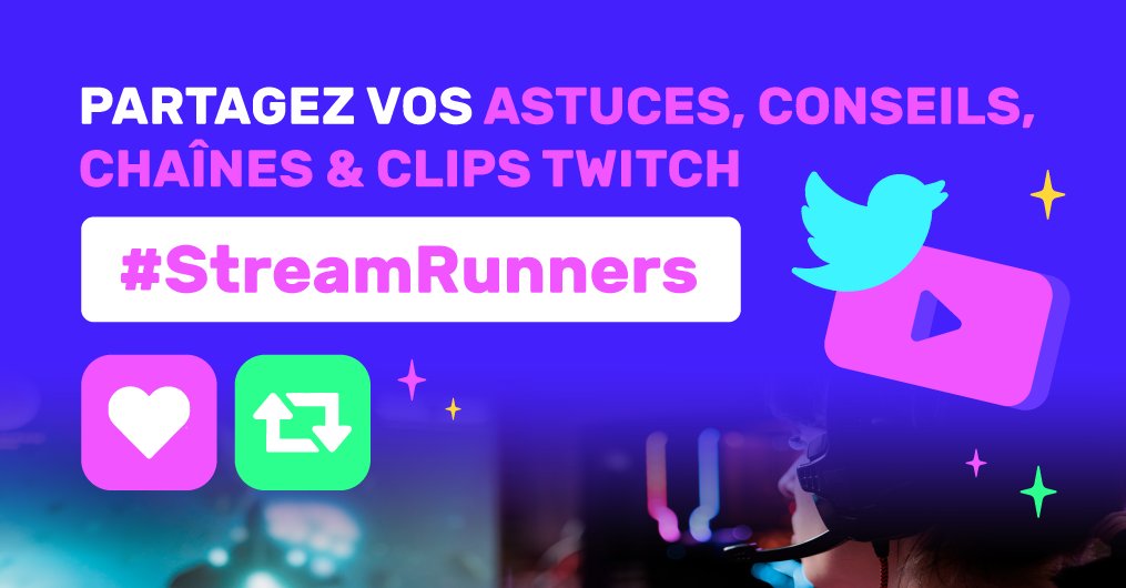 StreamRunners Gagner en visibilité Twitch on Twitter "🤝AIDE STREAM🤝