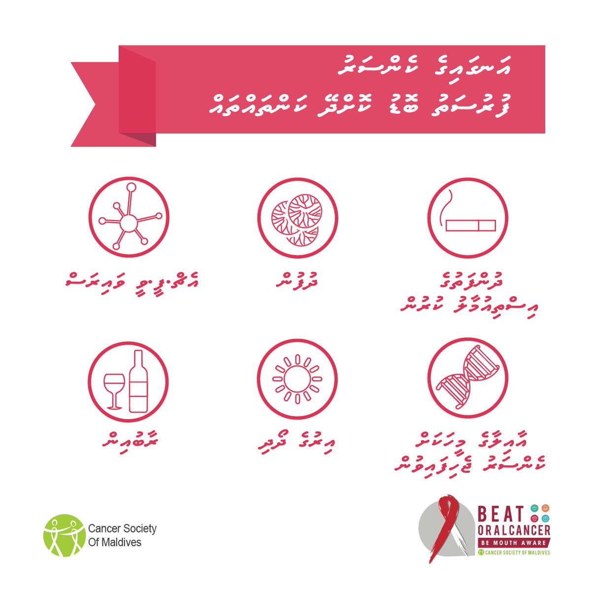 CancerSocietyMV's tweet photo. Learn about the risk factors of oral cancer and change your habits accordingly to reduce your risk of oral cancer.

#BeatOralCancer https://t.co/K8qlNuT0xD