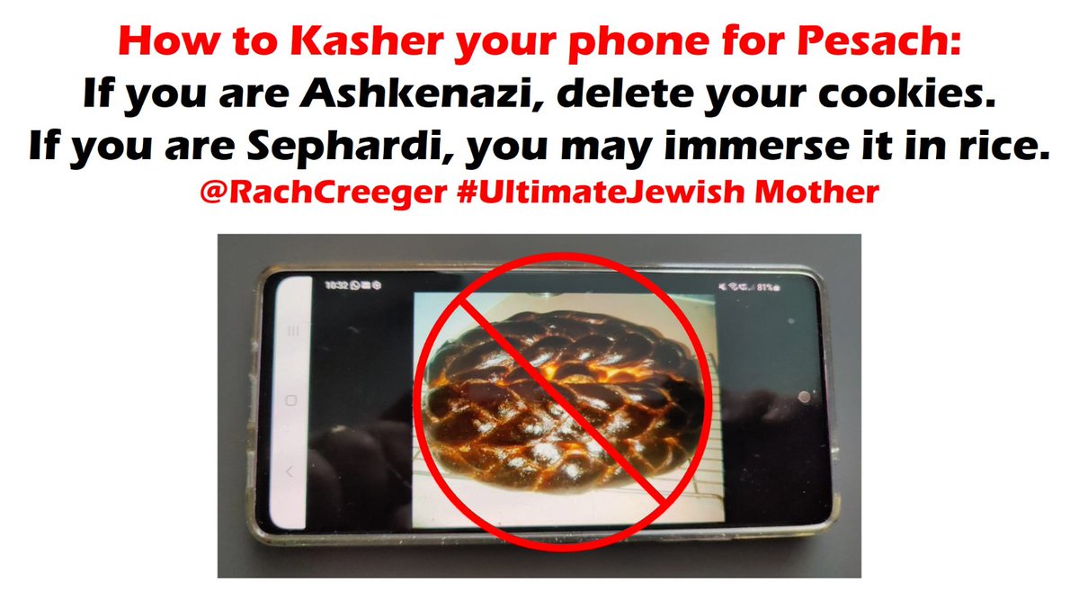 In case you were wondering how to kasher your phone:
#Passover #Passover2023 #Pesach #Pesach2023