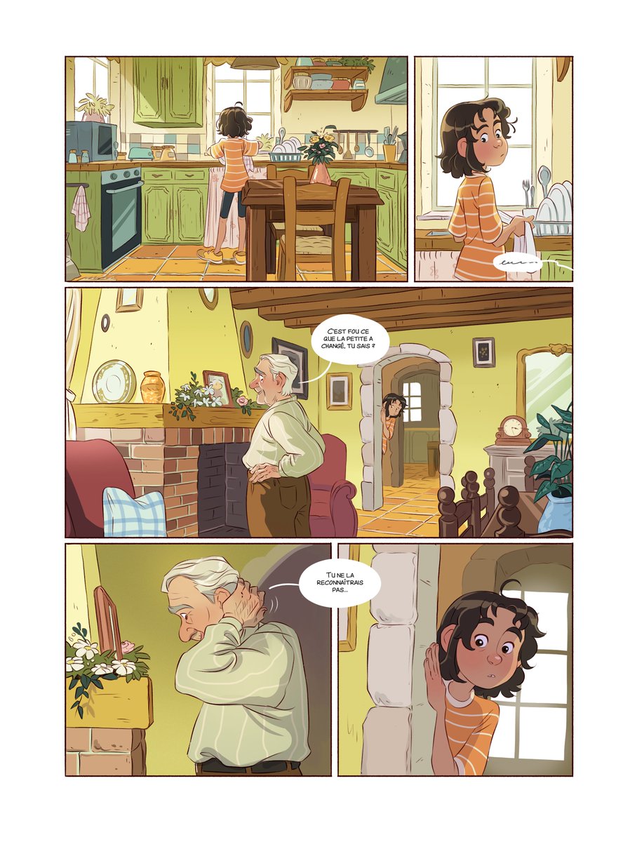 It's been ages since I've shared my work here, but here's a page I like of the last comic I've been working on (which I've just finished drawing !)

Papy Boulet, to be released in August of this year 

Published by Kennes Éditions and written by Jean Leroy.