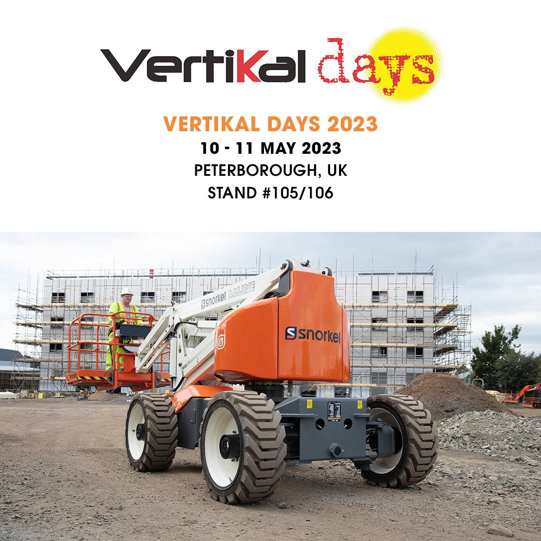 The Snorkel UK crew is returning to Peterborough for <a href="/Vertikaldays/">Vertikal days</a> next month! This annual two-day event brings passionate hirers and innovative suppliers together under one roof.

For those who were in attendance last year, we’ll have the same stand location as we did in 2022.