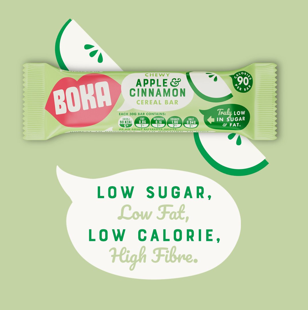 #Lowsugar, #lowfat, #lowcalorie, #highfibre. BOKA is the the #healthier snack bar that keeps on giving 🌾