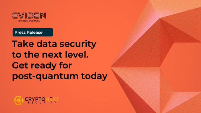 Great news for @Evidenlive, an Atos business. 🔒Trustway Proteccio HSM will soon support...