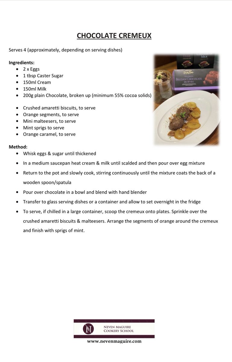 nevenmaguire's tweet photo. Enjoy some delicious Easter recipes I sing the best of Irish produce #eastercooking #familyfood https://t.co/gpy2dqo1Or