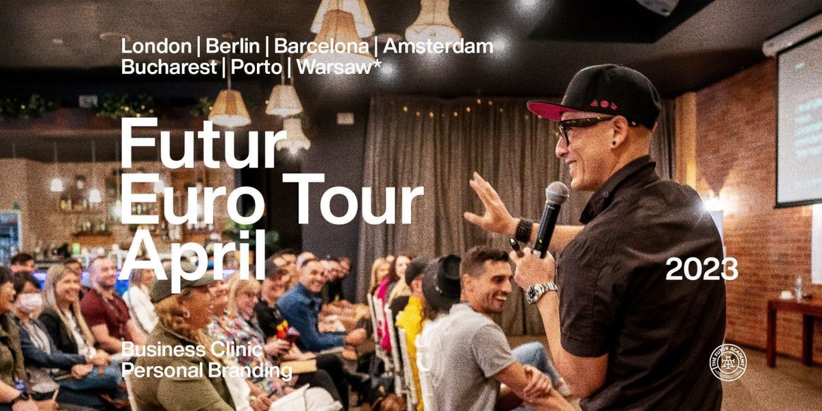 🎉Techspace Giveaway🎉 

Win a £700 ticket to <a href="/theChrisDo/">Chris Do</a>'s @TheFutur Tour!
💼🚀 Comment on LinkedIn why you need this &amp; your Techspace location for a chance to win!

1x 🎟️ London (14-15 Apr) &amp;
2x 🎟️ Berlin (21-22 Apr). 

Ends 06/04, 1pm BST/2pm CEST. 👇bit.ly/3zwfKC4