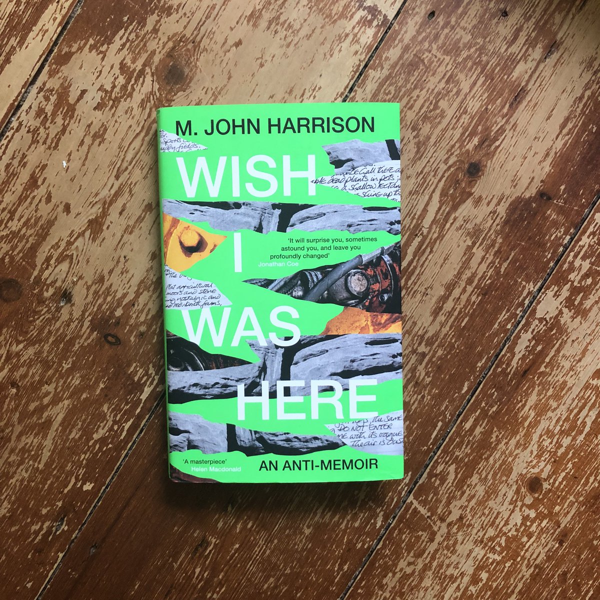 KulchurK's tweet photo. #bookmail I’ve been really looking forward to this. My favourite writer has written a memoir, or “anti-memoir” as he calls it. A lucky find as it’s not out for another month or so. 

#mjohnharrison #wishiwashere

@serpentstail https://t.co/W45tNRLRVE