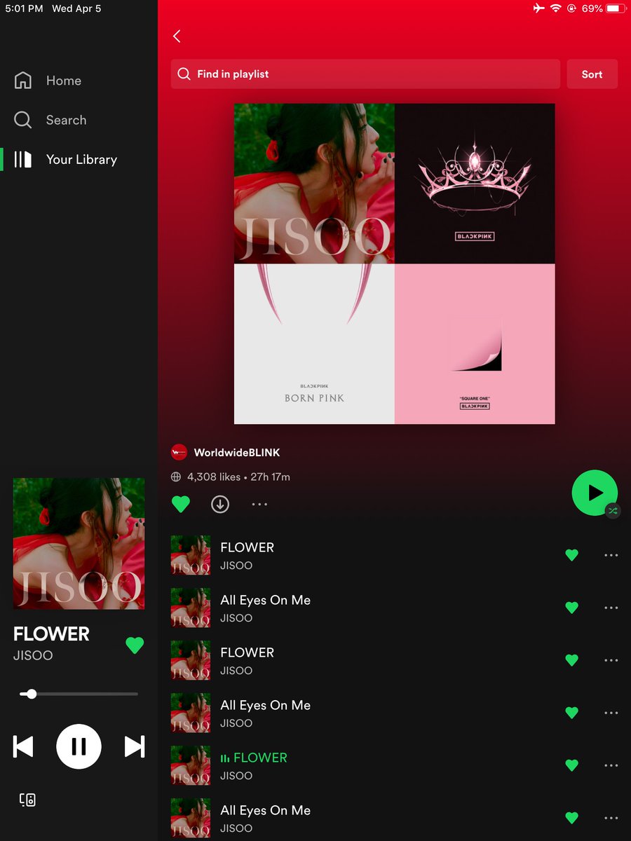 CRESCENTJS's tweet photo. let's keep streaming #JISOO's #FLOWER 🌹
ME STREAMING PARTY
#StreamMEnow https://t.co/bb0iauqdpN