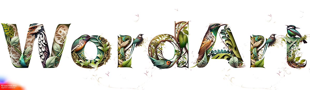 martindoub's tweet photo. Adobe Firefly (Text effects) is the new Microsoft WordArt. 🤩 #adobe #Firefly #WordArt #AI #AIart https://t.co/rtEnIDkfPo