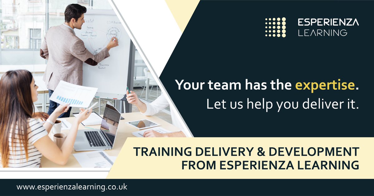 EsperienzaLearn's tweet photo. Do you have a project that requires bespoke training? 

Esperienza Learning can create an individual training package specifically tailored to your company.

Our eLearning team can create interactive training packages, allowing remote delivery anywhere in the world.
(1) https://t.co/1bNZtkCgf7