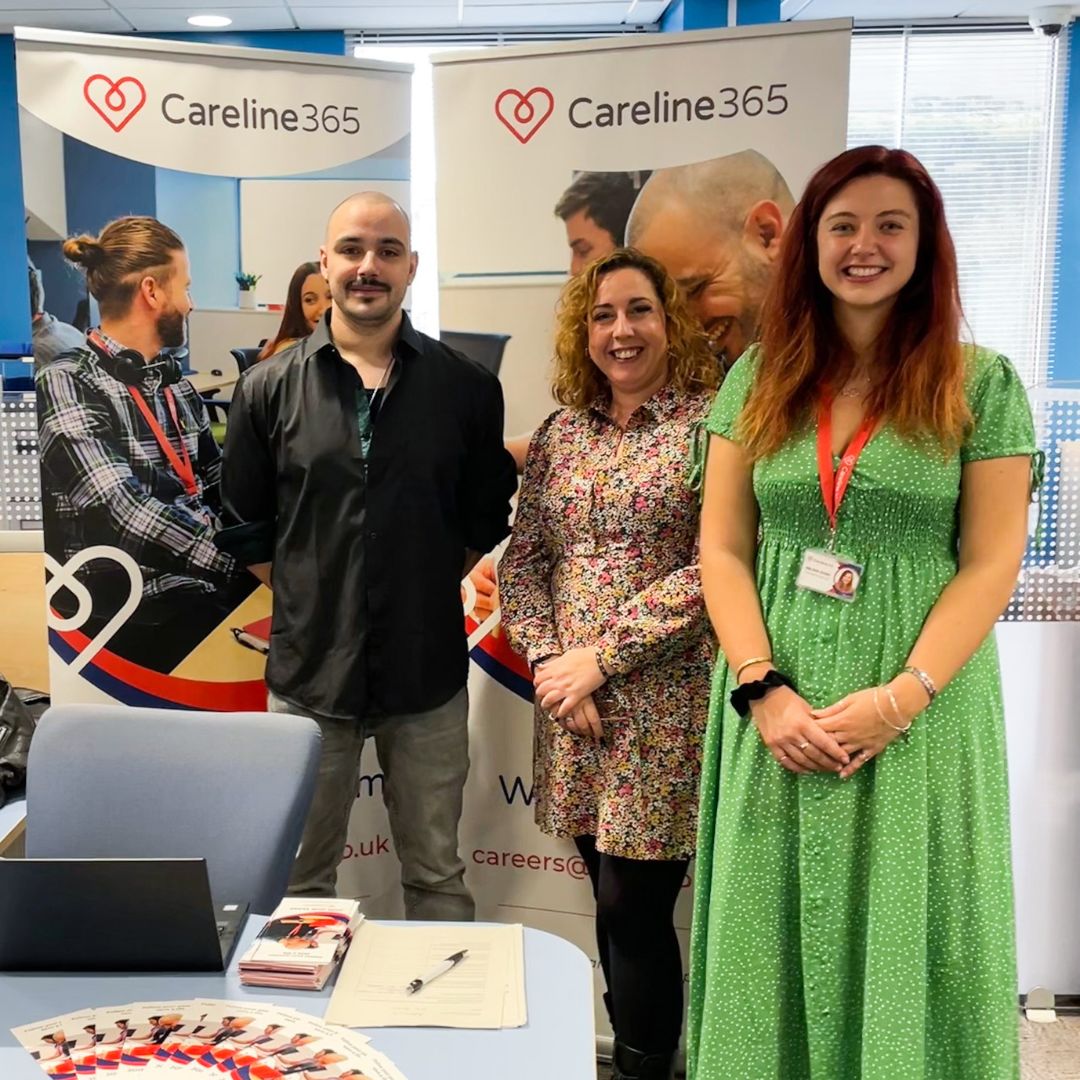 Careline365 is out and about in Norwich today at the DWP Job Fayre.

Careline365 is a company on the move and now is a perfect time to join our team, so take a look online or come visit us today at the Norwich Job Centre!

#norwich #norwichjobs #norwichjobsfair #jobsnorwich
