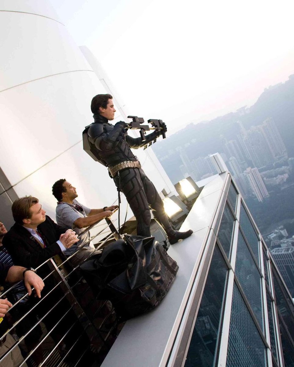 classaholic on Twitter: "Christian Bale as Batman onset for ‘The Dark