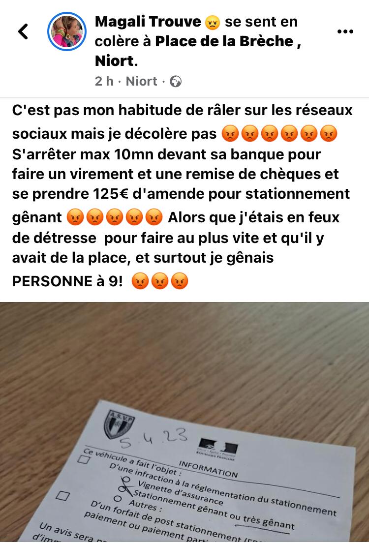 Oh la pov' petite.

Ben oui t'as joué t'as perdu

Elle est où la détresse vitale  quand tu te stationnes pour faire un virement...?