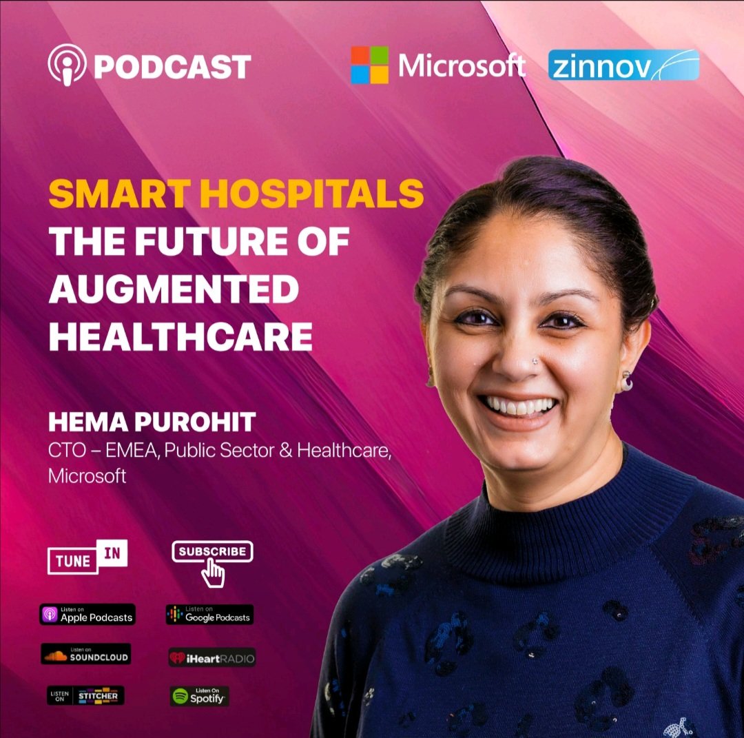 DanAldridgeWSM's tweet photo. Hema @HP1173 is one of the most exciting voices in #DigitalHealthcare.

And a founding member of @bcs Fellows Technical Advisory Group #FTAG.

Hear her talk about the future of #SmartHospitals &amp; #AugmentedHealthcare 👇

https://t.co/snh3z6eTdn https://t.co/EUHZ1jbNuX