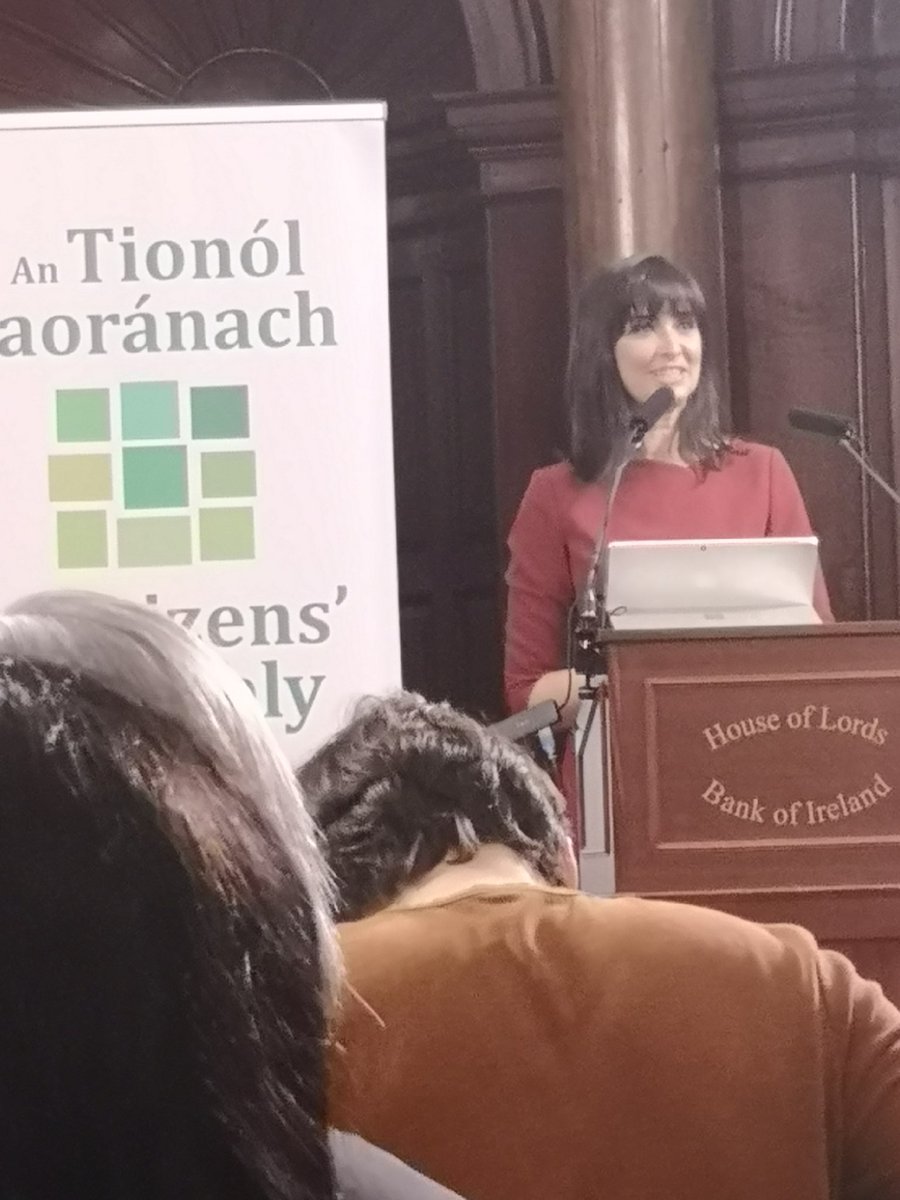 EnvironForum's tweet photo. @aoibhinn_ni_s outlining the recommendations of the @CitizAssembly #bioloss an exciting day of hope & ambition to address our biodiversity crisis @NatureForum_ @coastwatch_ire @byhedge @cecas_ie @CorkHealthyCity @bride_project @savebrideotters @savecorkcity https://t.co/6jpWDVP9m5